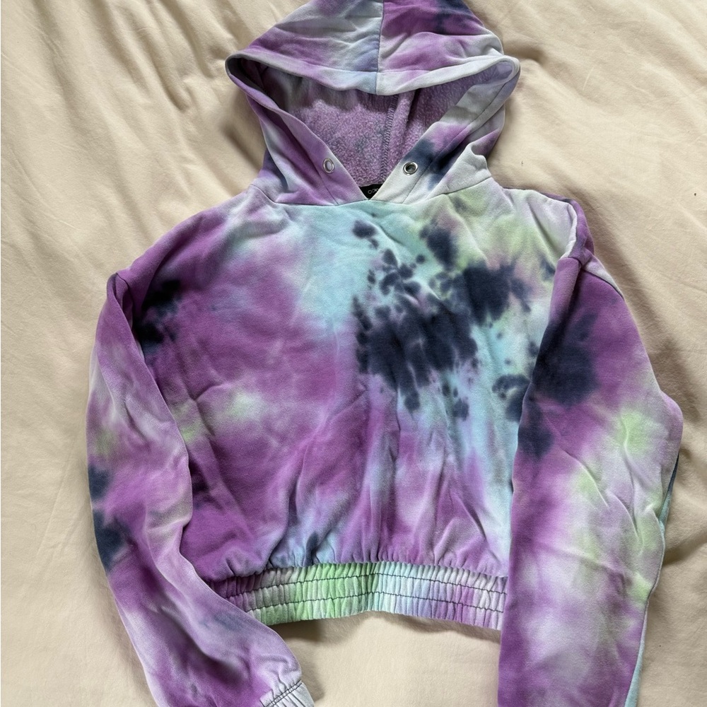 Purple Tie-Dye Hoodie